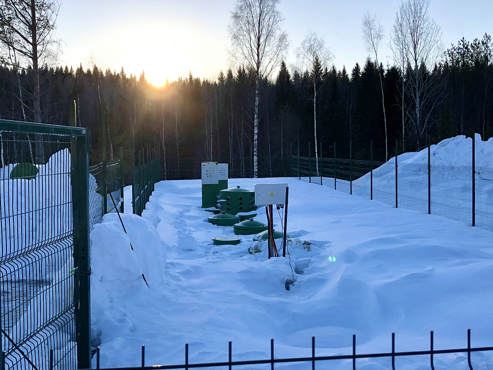 Хозяйственно-бытовой сток - 50 м3 в сутки, Горный парк "Рускеала", респ. Карелия