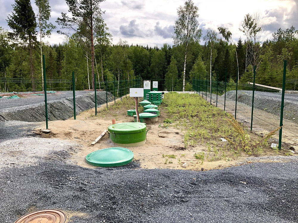 Хозяйственно-бытовой сток - 50 м3 в сутки, Горный парк "Рускеала", респ. Карелия